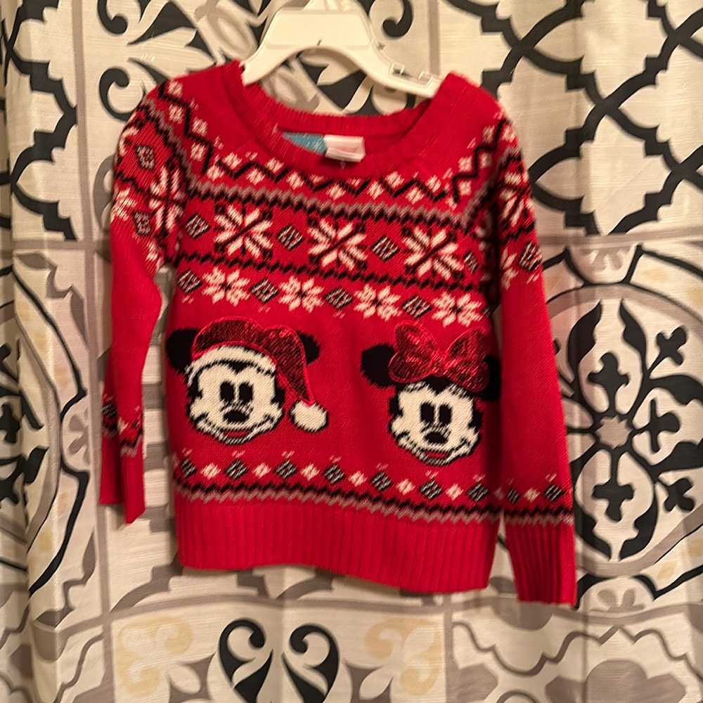 NWT Disney Mickey and Minnie sweater